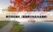 限行标志图片（道路限行标志大全图解） 