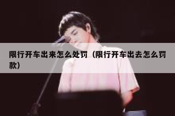 限行开车出来怎么处罚（限行开车出去怎么罚款） 第1张