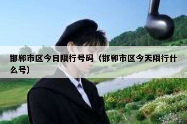 邯郸市区今日限行号码（邯郸市区今天限行什么号） 第1张