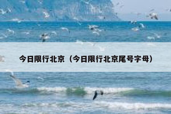 今日限行北京（今日限行北京尾号字母） 第1张