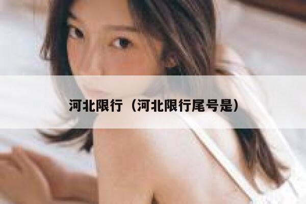 河北限行（河北限行尾号是） 第1张