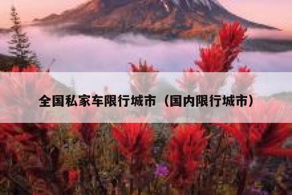 全国私家车限行城市（国内限行城市） 第1张