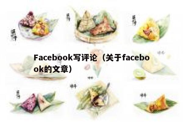Facebook写评论（关于facebook的文章） 第1张