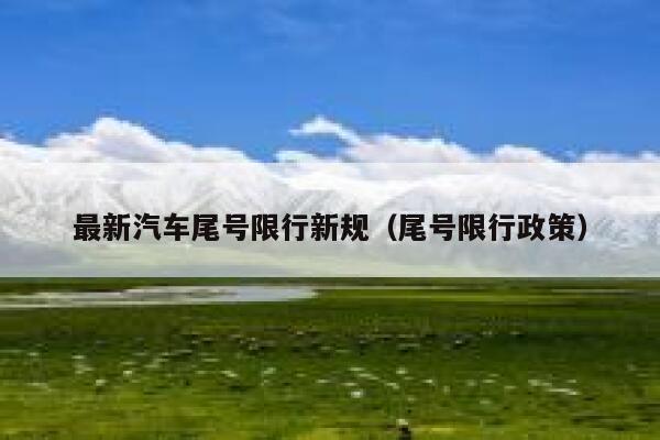 最新汽车尾号限行新规（尾号限行政策） 第1张